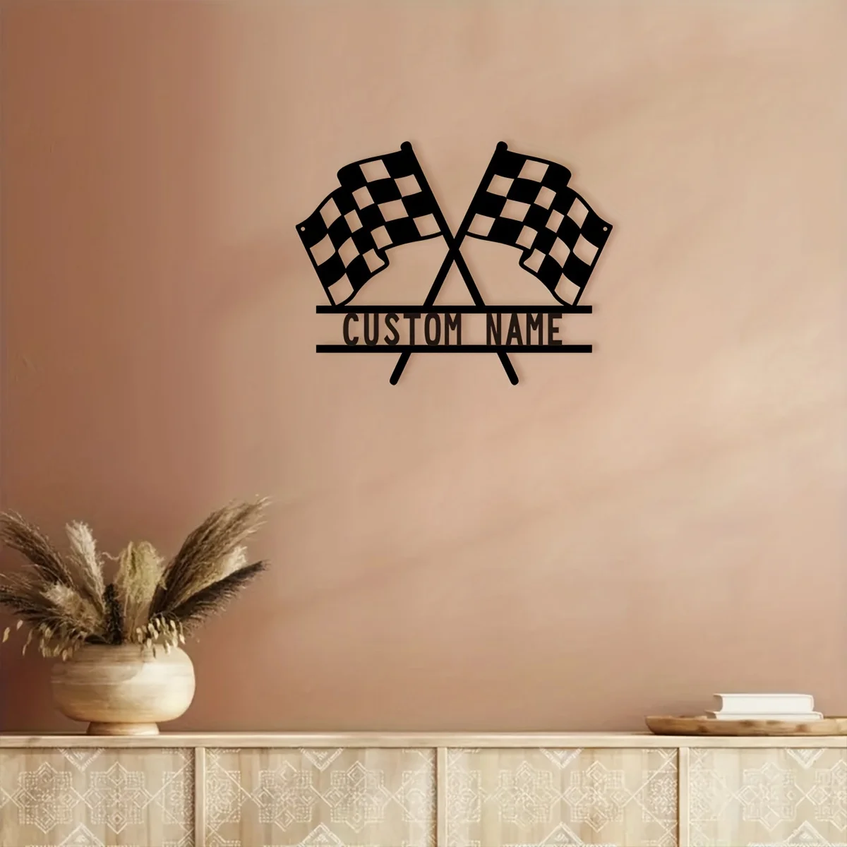 Custom Race Plate Wall Art, Personalized Race Plate Wall Art Decorations, Room/Office Decorative Metal Art, Porch/Patio Presents image 6
