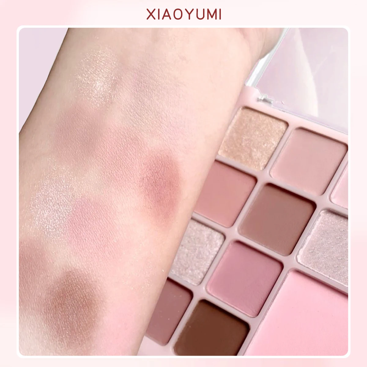 لوحة ظلال عيون وأحمر خدود مكونة من 12 لونًا - غير لامعة/لامعة، استخدام العين والوجه، كونتور، هايلايت، نباتي، معتمد، للجنسين، آمن للبشرة #2