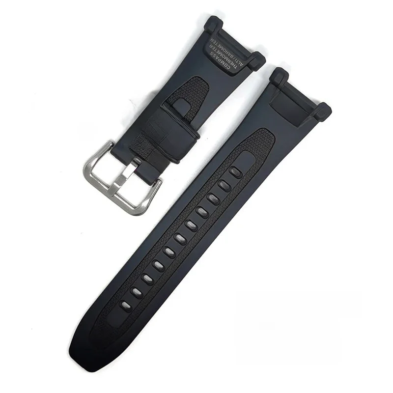 Pasek sportowy z żywicy do PRG-40T PRG-240T PRG-240-1 PRG-40-3v Męski wodoodporny gumowy pasek zamienny do zegarka — zdjęcie produktu 6