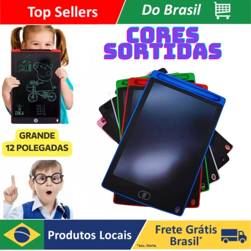 Tablet Magico Lousa Digital 12 polegadas Sortidas