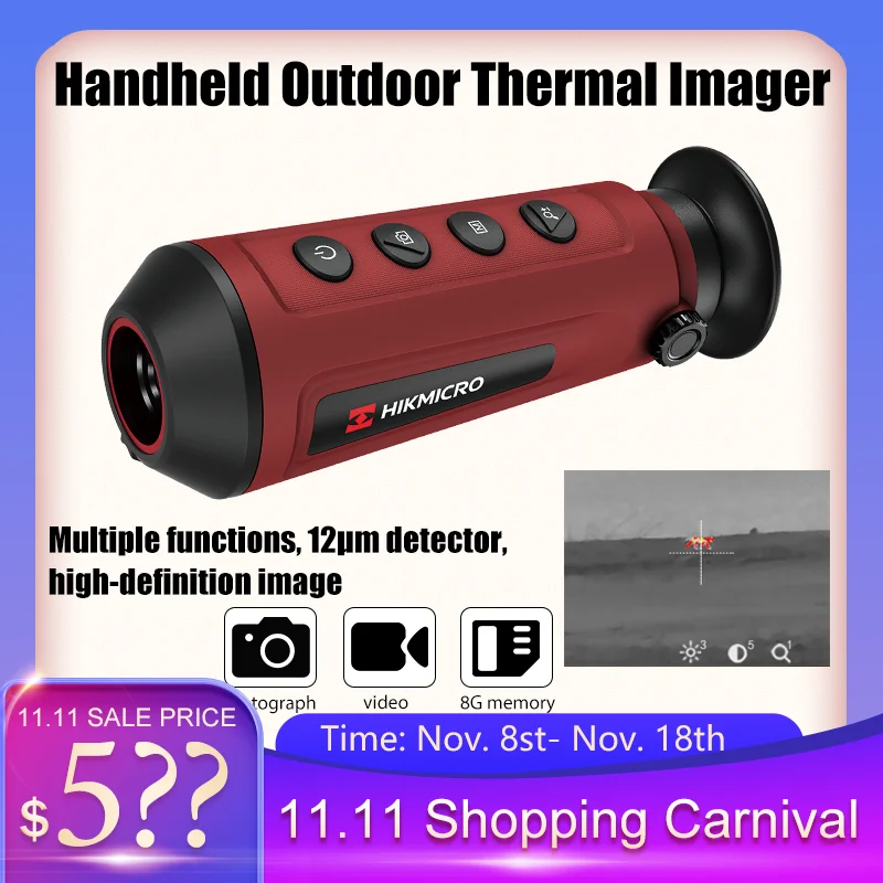 Hikmicro  LE10/LE15 Thermal Monocular Thermal Imaging Camera IP67 WiFi 970m For Night Vision Hunting Camping Hikmicro  LE10/LE1