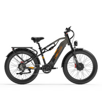 Lankeleisi MG800 MAX 26 Inch Dual Motor Electric Snow Bike 20Ah Lithium Battery 2000W Front and Rear Motor Dual Suspension