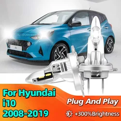 2Pcs 180W LED Canbus Headlight High Power Car Lamps For Hyundai i10 2008 2009 2010 2011 2012 2013 2014 2015 2016 2017 2018 2019