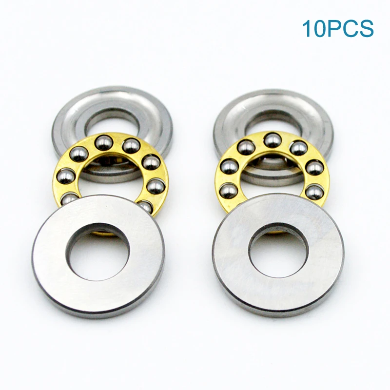 10pcs Mini Thrust Ball Bearing 3D Printer F3 8M F5-10M F6 12M F8-22M F8-14M F8 16M F10-17M F12-21M Miniature Axial Ball Bearings