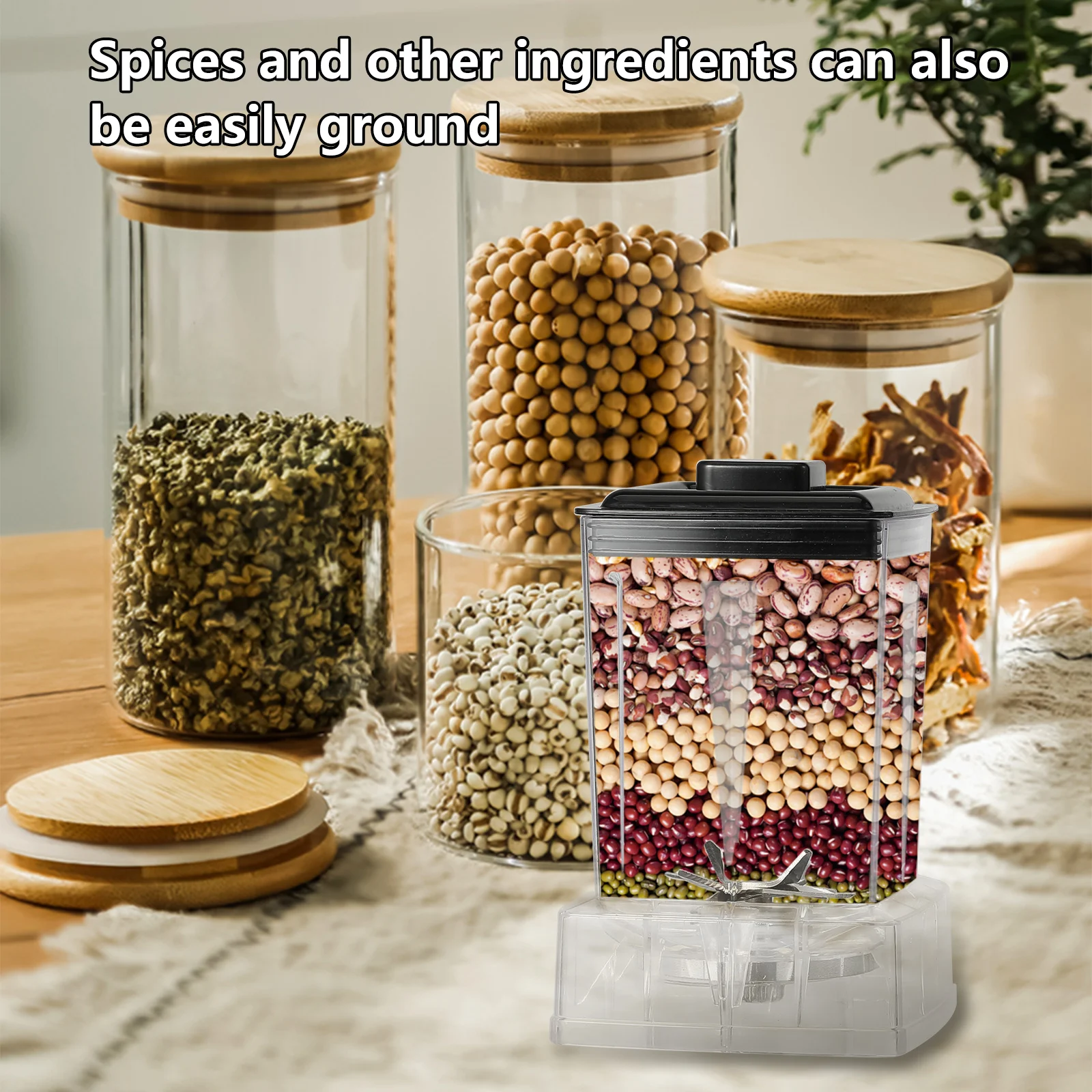 6000 واط متعددة الوظائف المهنية خلاط قوي عصارة صانع عصائر الجدول خلاط مع 2.5L خلاط الحاويات لفاكهة الجليد