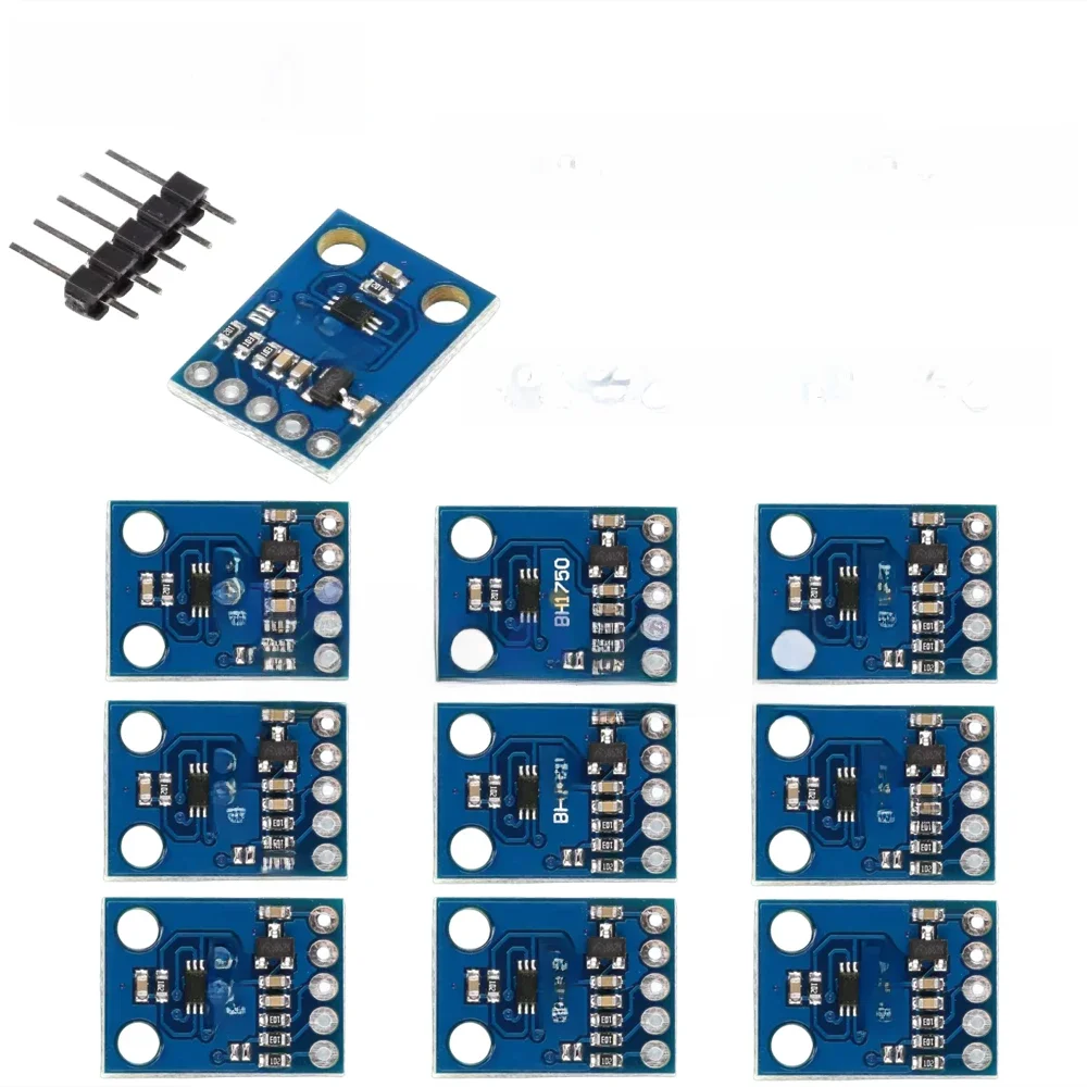 10 pièces/1 pièce GY-302 BH1750 BH1750FVI Module d'éclairage d'intensité lumineuse capteur d'éclairage d'intensité optique numérique pour Arduino