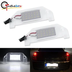 2PCs Pure White Full SMD LED license Plate Light Set LH+RH For 05-14 Chrysler 300 300C Chrysler Sebring 07-10 Car tail Lighting