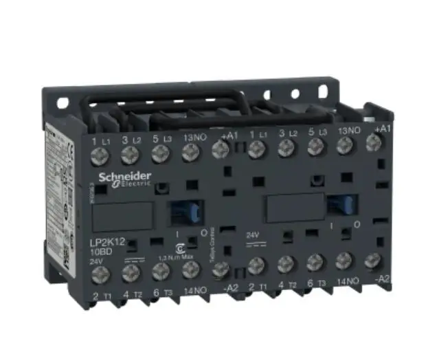 

LP2K1210BD LP2-K1210BD TeSys K reversing contactor - 3P - AC-3 = 440 V 12 A - 1 NO - 24 V DC coil