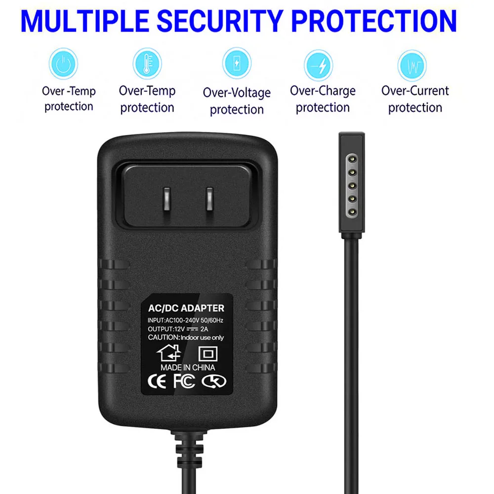 Устройство зарядное поверхностное, 24 Вт, 12 В, 2 А, для Microsoft Surface RT Pro