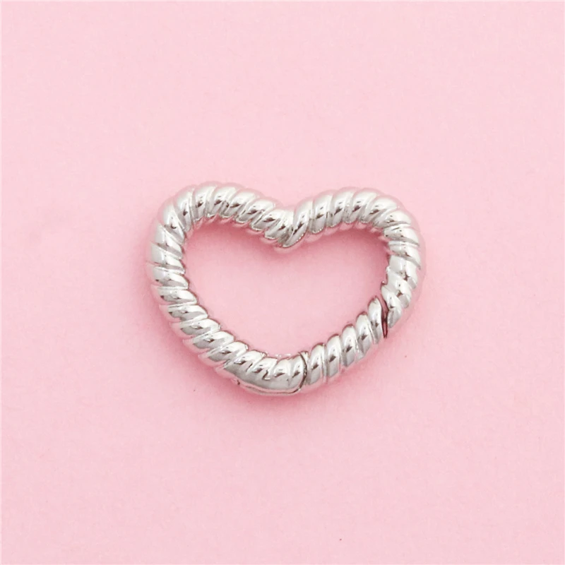 10pcs Brass Carabiner Turnbuckle Spring Buckle Clasp Accessories For Jewelry Making Diy Bracelet Necklace Pendants Connector