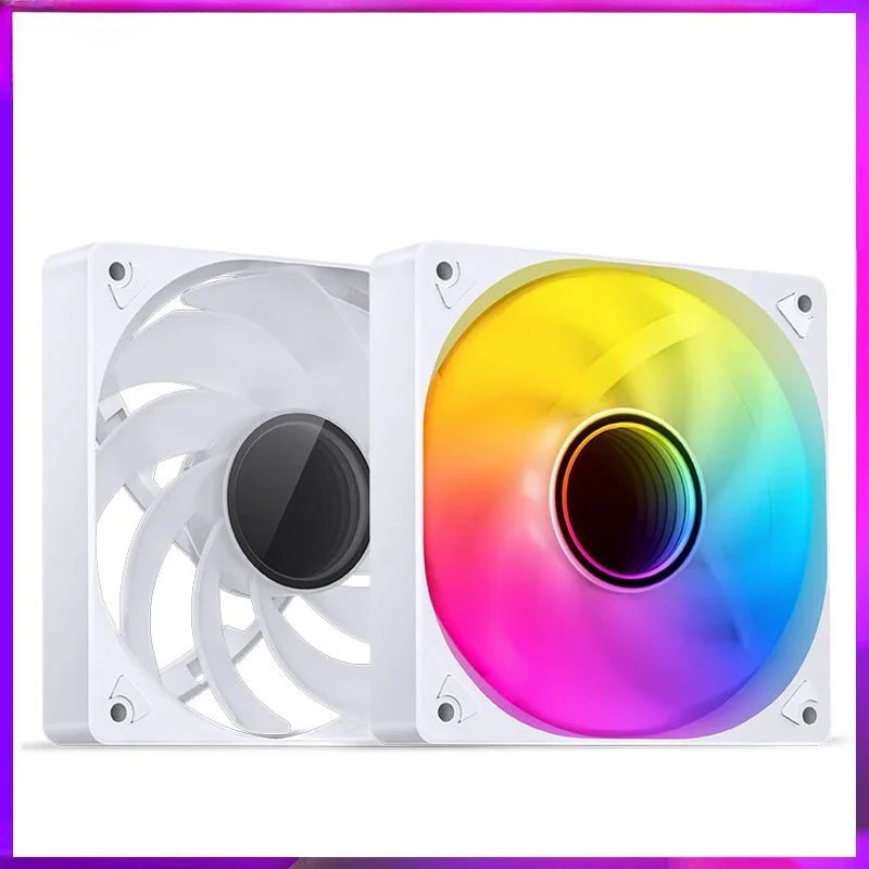 JONSBO SL-120 ARGB ventilateur 120mm refroidisseur pour ventilateur de boîtier PC 5V 3PIN/4PIN PWM refroidisseur de processeur ventilateur de PC RGB ventilateur de boîtier avant inverse