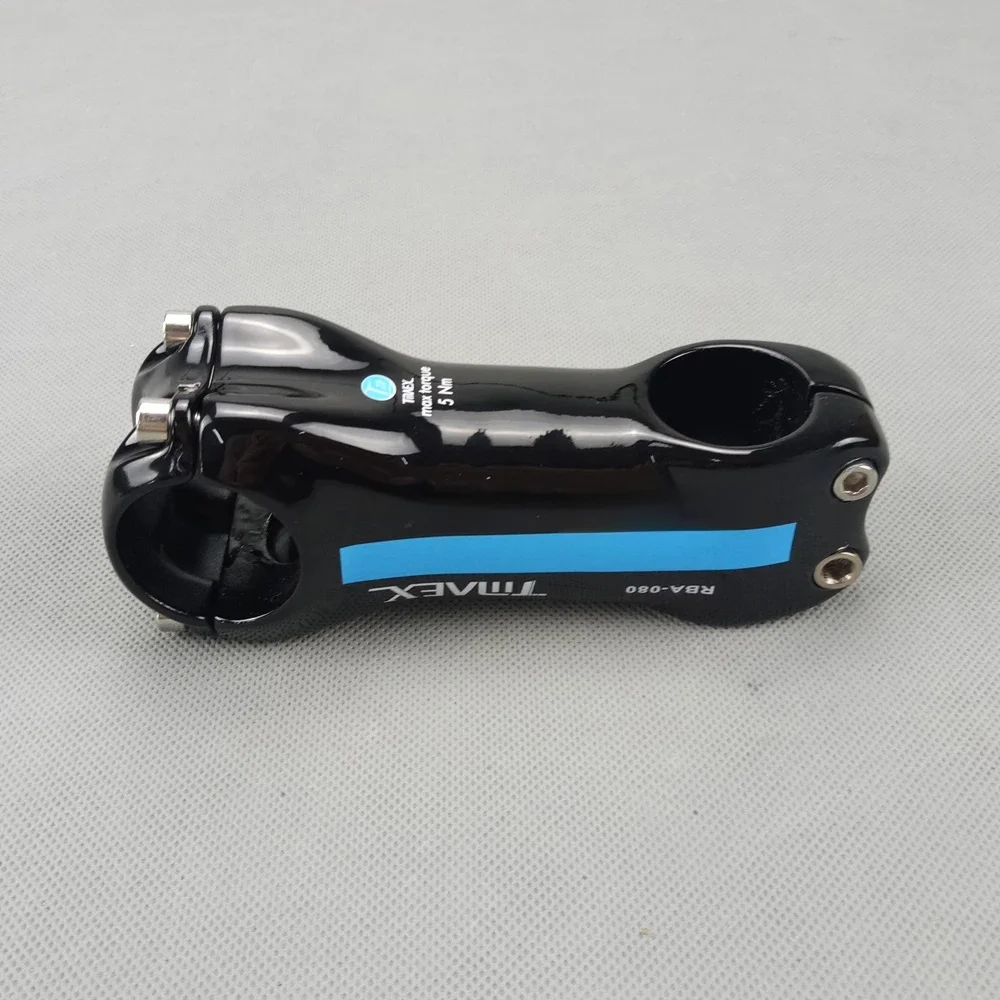 Wspornik rowerowy MTB z włókna węglowego 31,8 mm Części do rowerów szosowych W pełni karbonowy wspornik kierownicy do części rowerowych niebieski 6 stopni / 17 stopni — zdjęcie 2