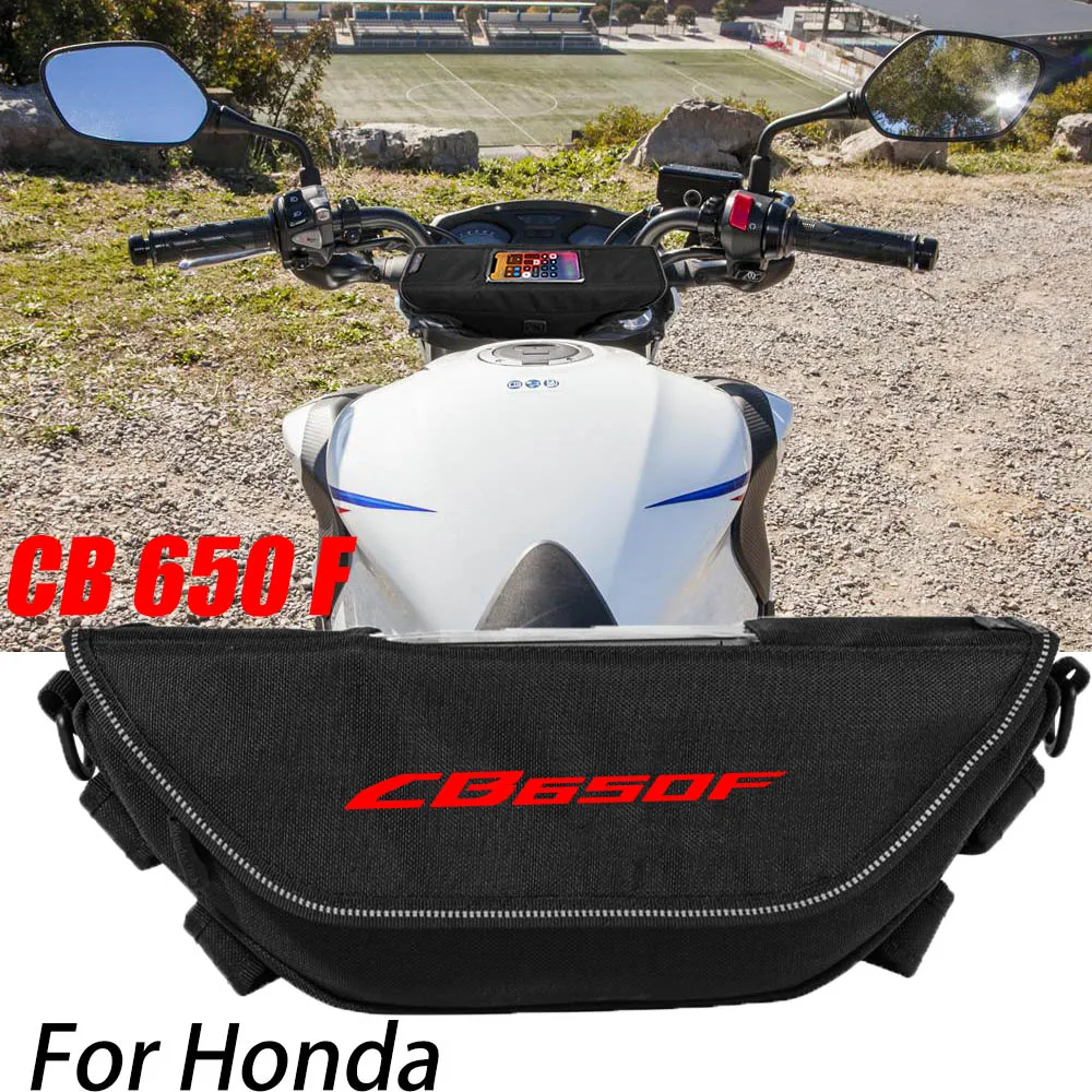 

For Honda CB650F CB650 F CB 650 F Motorcycle accessory Waterproof And Dustproof Handlebar Storage Bag navigation bag