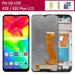 6.2'' High Quality For LG K22 Display Touch Screen Assembly Digitizer For LG K22 LCD LMK200Z, LMK200E, LMK200B Screen With Frame