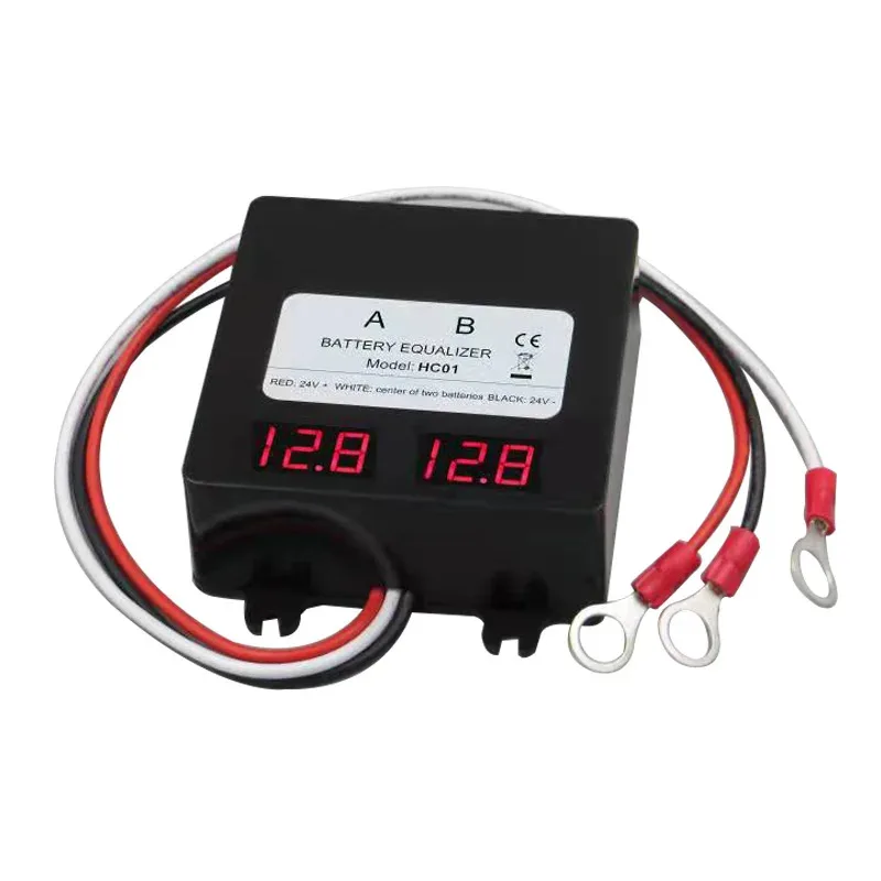 Imagem -05 - Heltec Equalizador de Bateria para Dois 12v Gel Flood Agm Baterias de Chumbo Ácido Balanceador de Voltagem Chumbo Ácido Regulador Carregador de Bateria