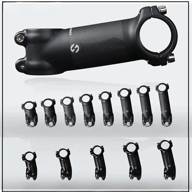 AliExpress Toseek Bicycle Stem 6degree 17degree Bicycle Handlebar Stem Carbon+aluminum MTB Power Ultralight Road Mountain Bike Table