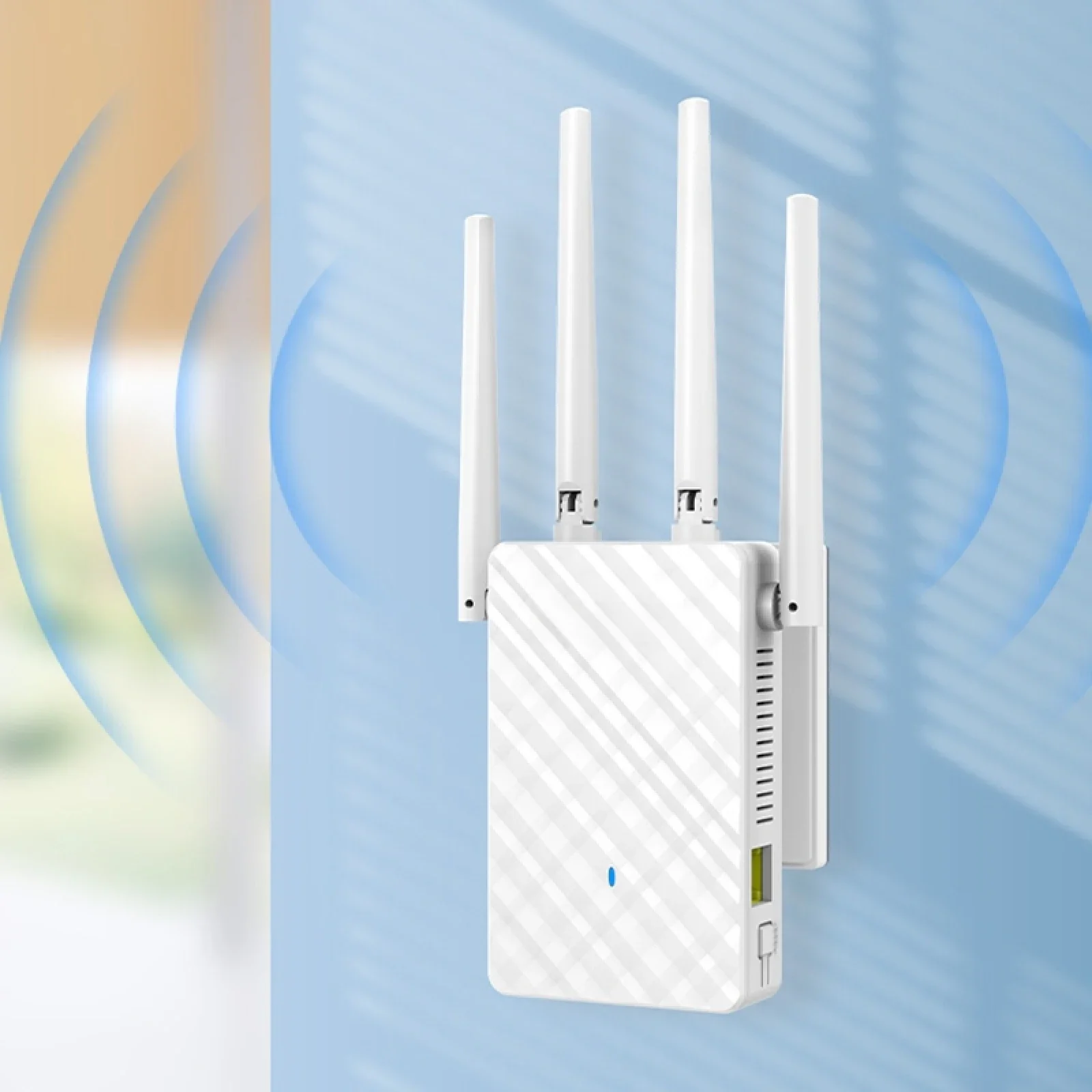 COMFAST CF-WR306S 300Mbps Wireless WiFi Signal Amplifier 802.11b/g/n 2.412GHz-2.472GHz Relay/ AP/ Routing Mode Signal Amplifier