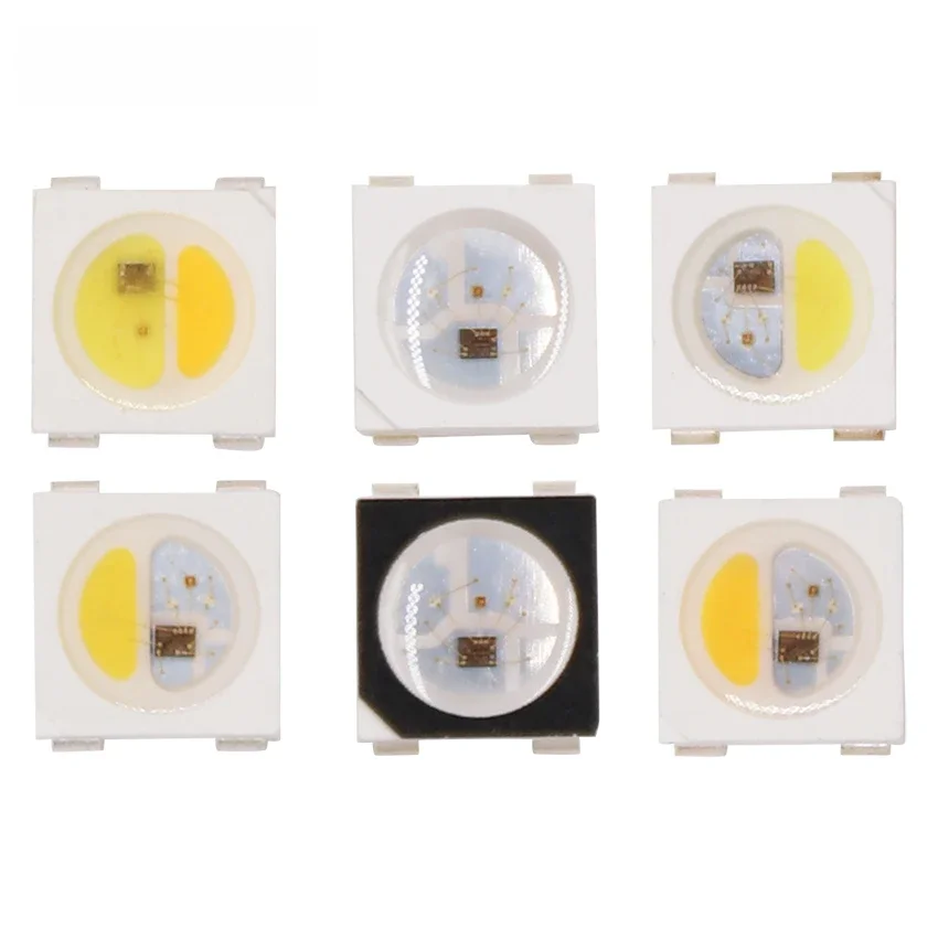 2 ~ 1000Pcs 4 kolory w 1 SK6812 RGBW RGBWW RGBNW WWA RGB biały SMD 3535 5050 indywidualnie adresowalny Chip LED piksel jako WS2812B 5V — zdjęcie 2