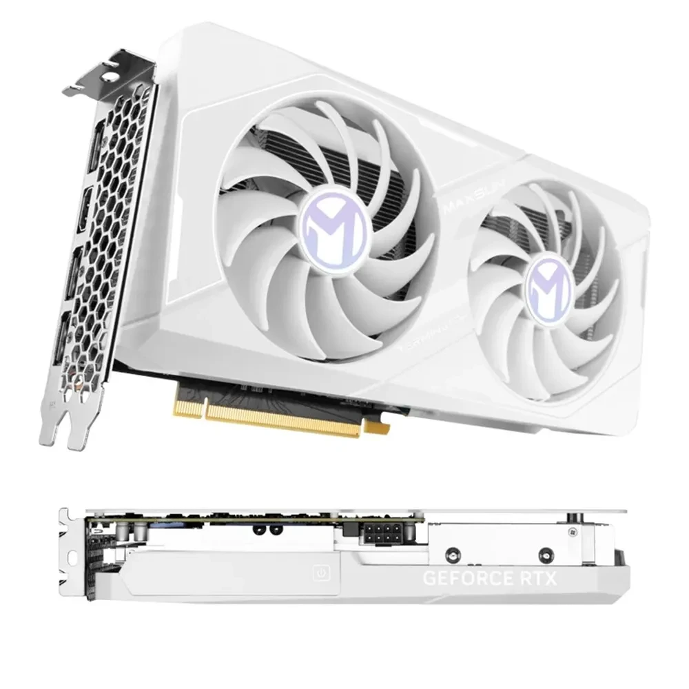 MAXSUN-tarjetas gráficas RTX 4060 Terminator 8G GDDR6 GPU 128bit PCI Express 4,0 X8, tarjeta de Video para juegos, componentes de computadora de escritorio