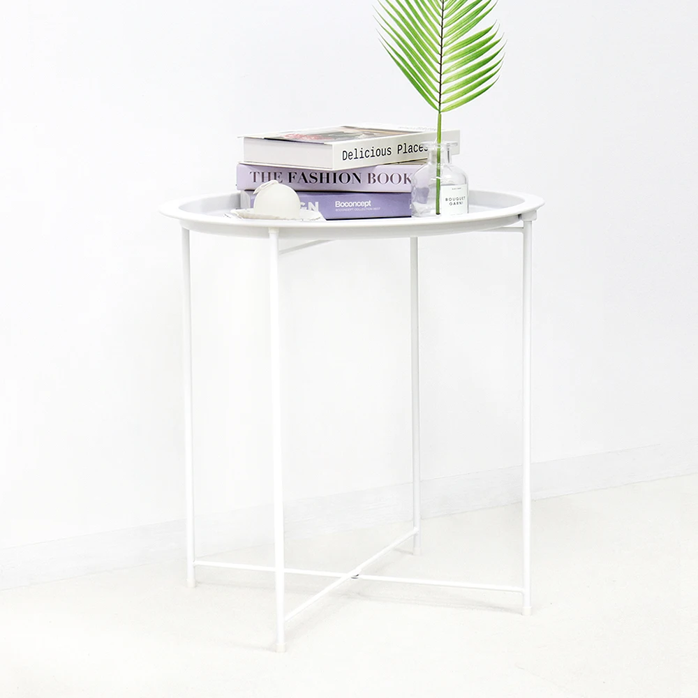 Easy Life Lauren Tray Round Side Table Reconnaissance Auxiliary Tea Table