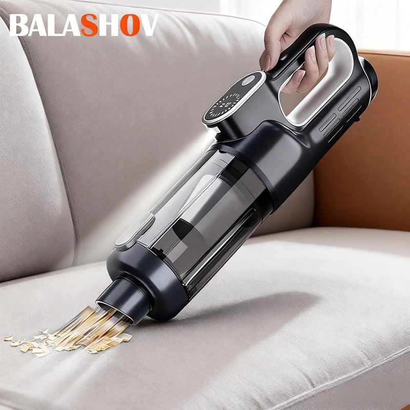 Aspirateur à main sans brosse aspirateur à main Portable sans fil à forte aspiration pour voiture à la maison Mini Rechargeable avec nettoyage de voiture LDE