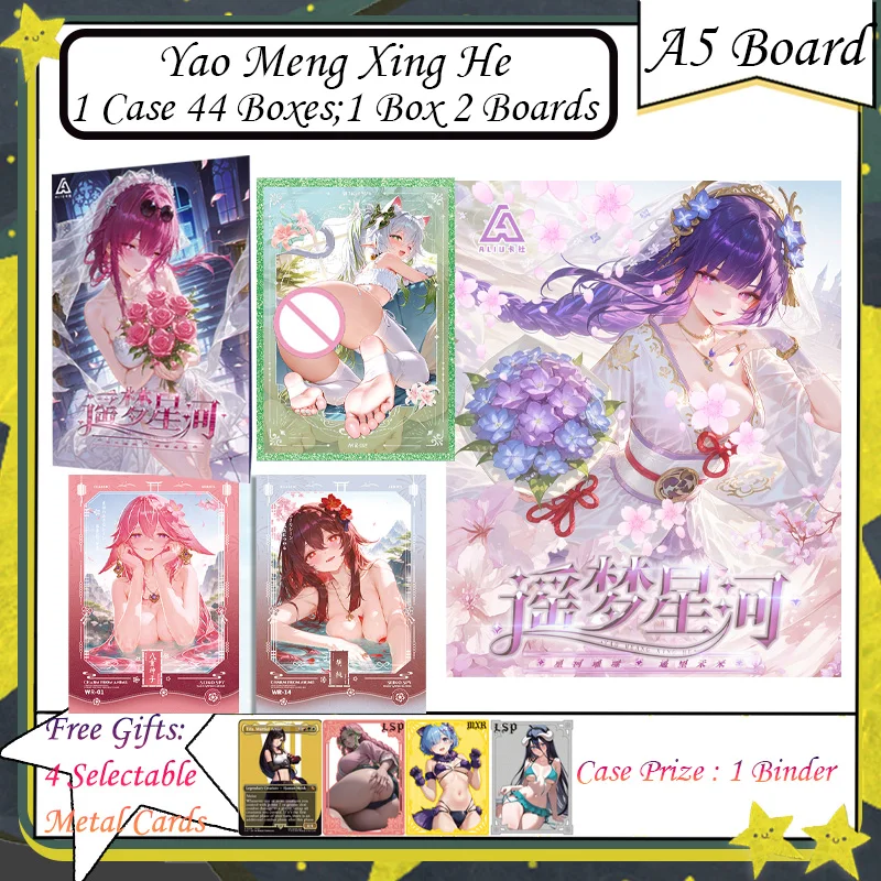 

Yao Meng Xing He A5 Board - Goddess Story Collection Full Set Booster Box Anime Metal Character Cards