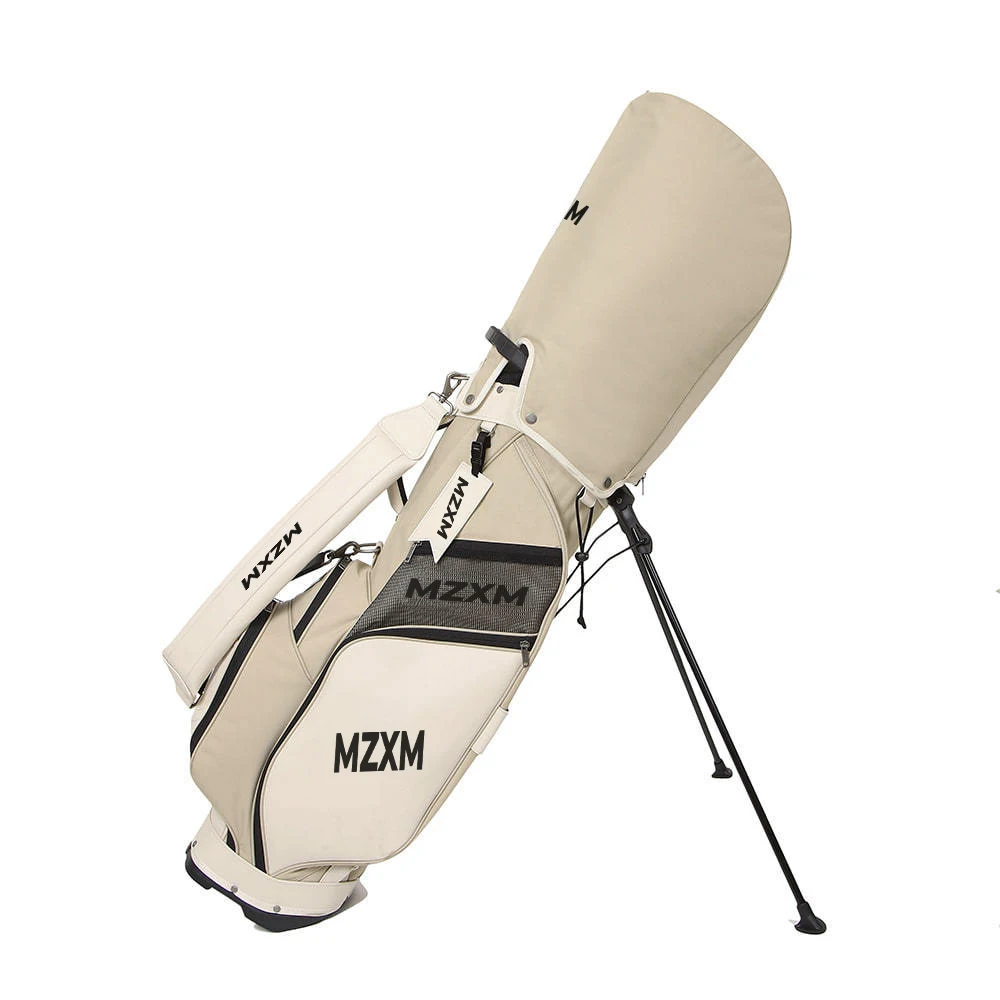 Golf Bag with Basic Style for Women Multi-Function 2 Covers 4 Ways Golf Caddy Bag PU Convenient for Golfer to Move Golf Club Bag