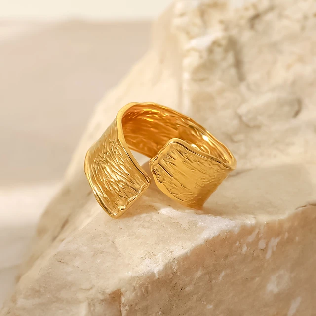 Anillos deals chapados en oro mujer