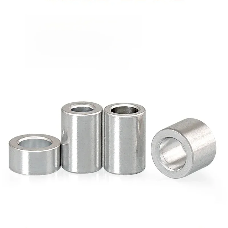 Joint de rondelle plate en alliage d'aluminium M3 M4 M5 M6 M8, manchon CNC, entretoise de support Non filetée pour pièce de modèle RC, 5/ 10/ 20 pièces