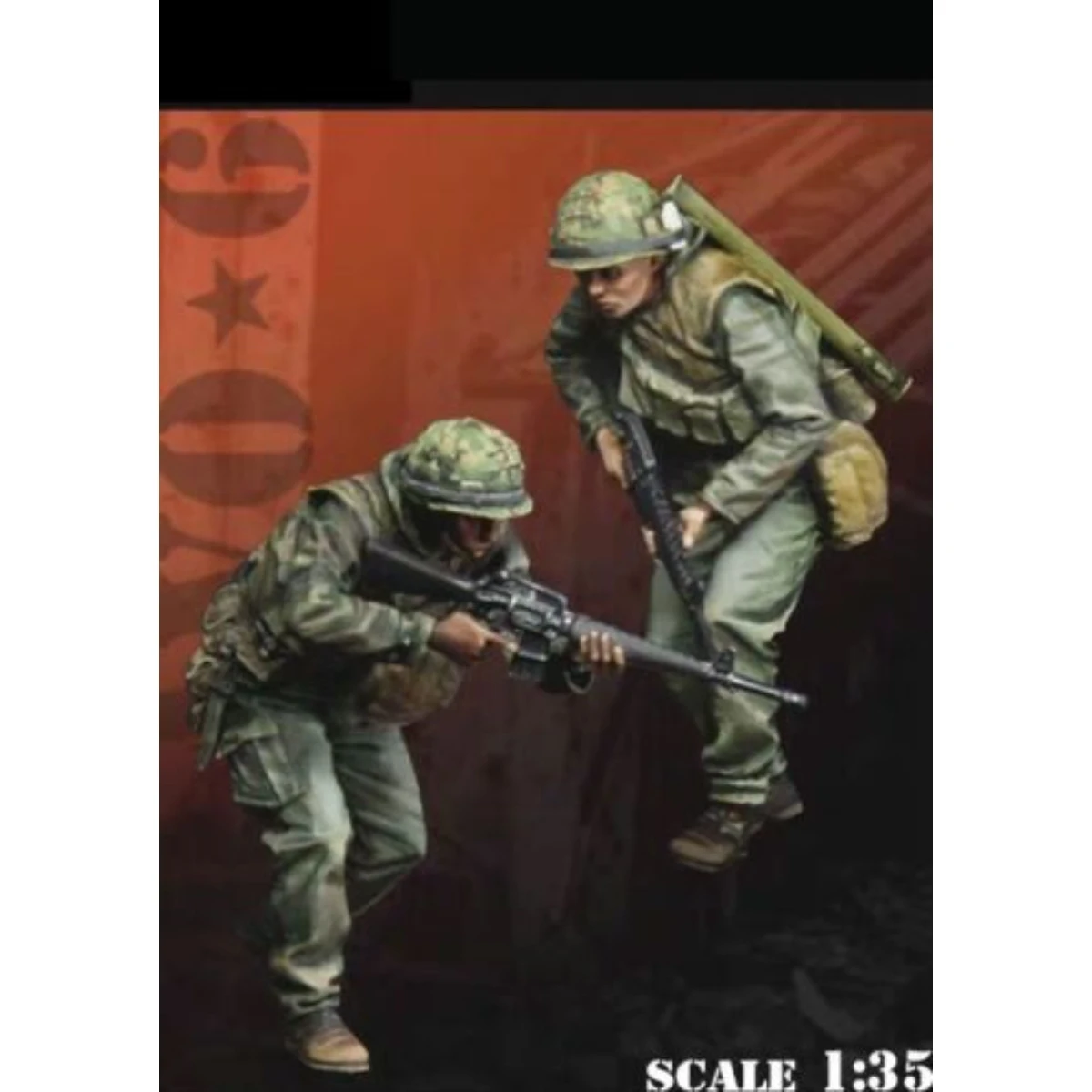 

1/35 resin model GK Military theme - US Army unassembled and unpainted kit for the Vietnam War