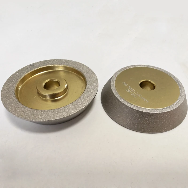 

Алмазный шлифовальный круг 20G, паяный, 78x12.7x15x60V для сверл и концевых фрез SDC 230 Gri