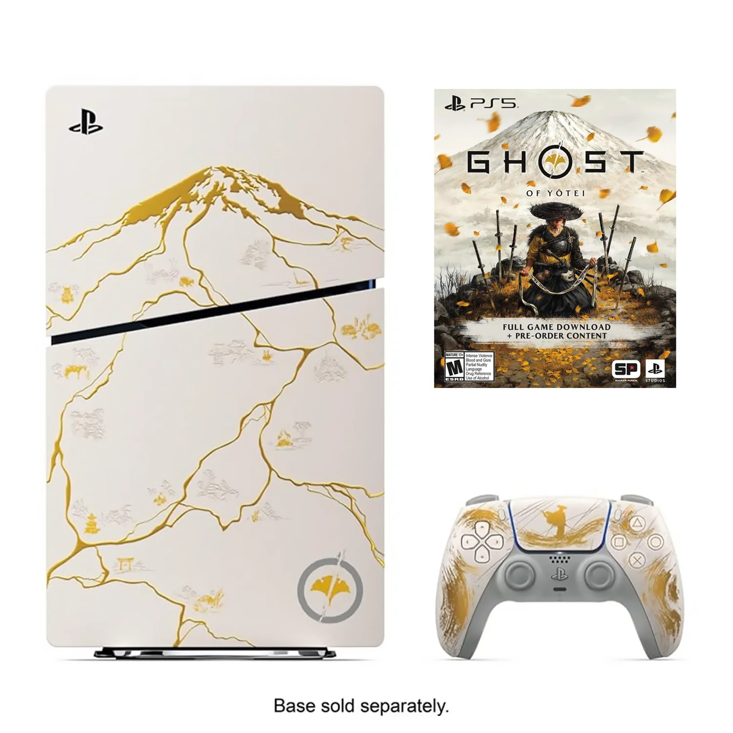 Sony ps5 Slim – Ghost of Yōtei Gold Limited Edition Bundle
