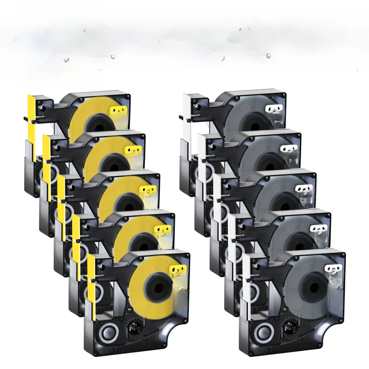 5PK 6/9/12/18/24mm Wstążka kompatybilna z rurką termokurczliwą DYMO Rhino 18052 18055 18056 do drukarki etykiet Dymo 4200 6000 5200 — zdjęcie produktu 7
