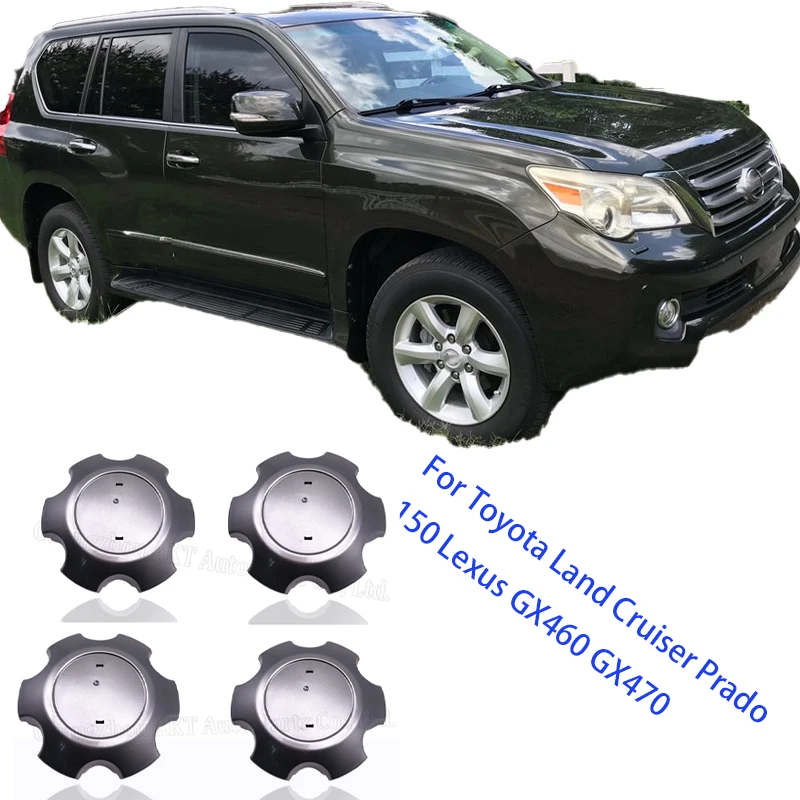 Car Wheel Center Cap R17 R18 R20 For Toyota Land Cruiser Prado 150 Lexus GX460 GX470 Hub Cover  4pcs