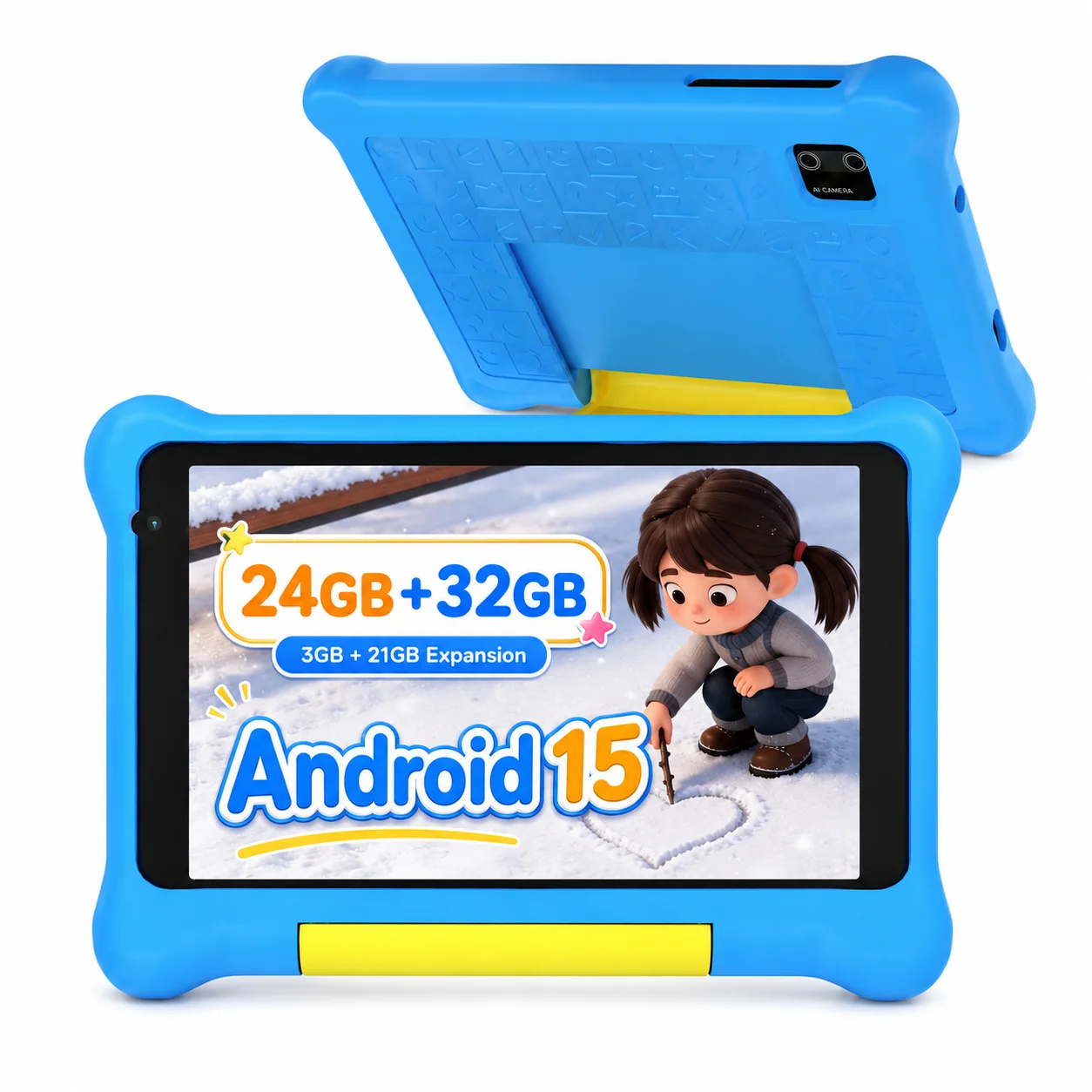 Learning Tablet Kids - 新製品KB09 7インチ子供用タブレット A333 5コアプロセッサ 24(3+21)GB 仮想拡張RAM