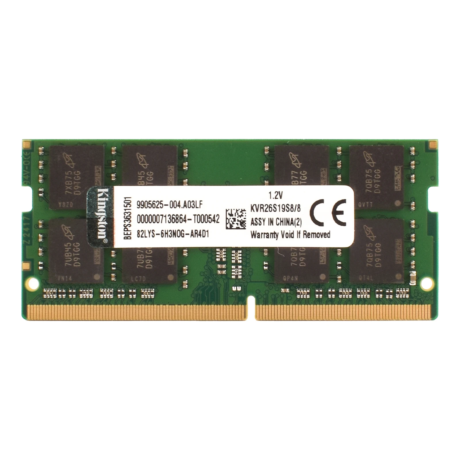 Imagem -03 - Kingston Memoria Ram Ddr4 4gb 8gb 16gb 3200mhz 2666mhz 2400mhz 2133mhz Memória do Portátil Pc421300 25600 Sodimm Notebook Ram Peças