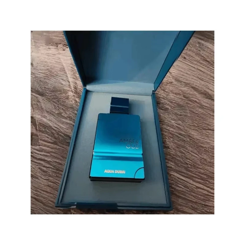 Aqua Dubai Amber Oud Extrait de Parfum | Luxury Arabian Woody Amber Fragrance, Long-Lasting Unisex EDP Spray for Men & Women