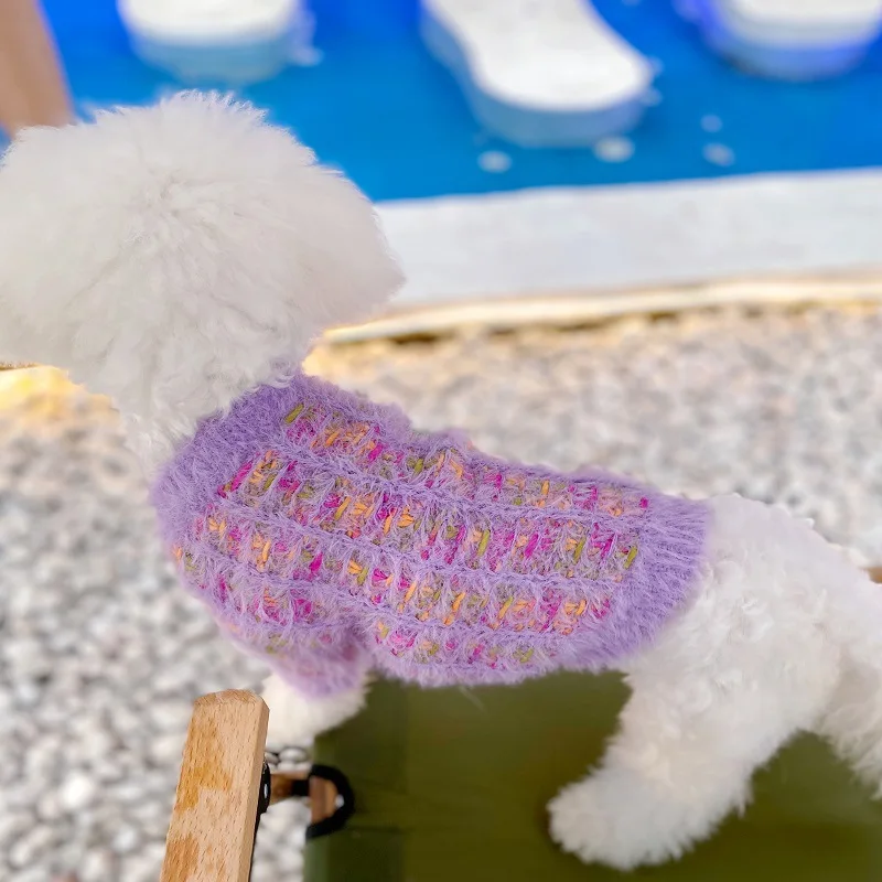 High Quality brand Pet Sweater Winter Teddy Knit Warm Pullover Compared than Bear Dog Clothes Dog Casual Button Up Shirt