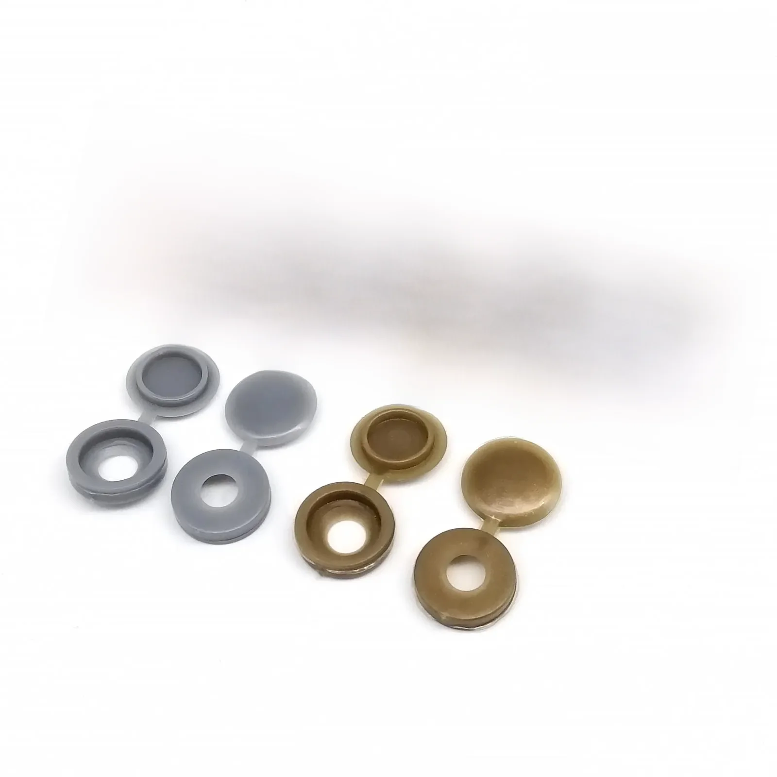 Boulon à vis autotaraudeuses en plastique, écrou à ongles, capuchon décoratif, couvercle de protection, cacher pliable, articulé pour meubles de voiture, 100 pièces/sac