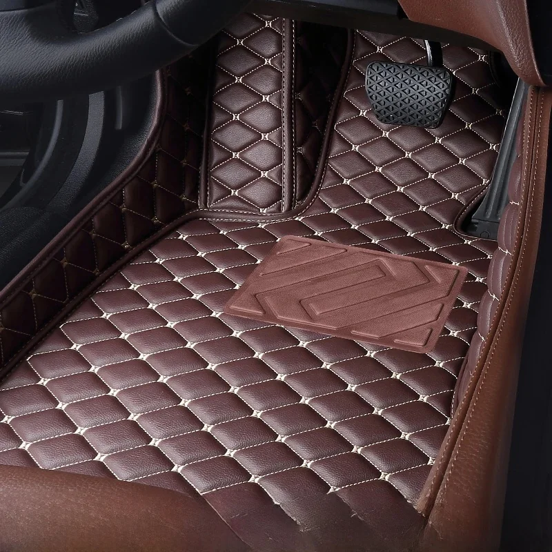 Tapis de Sol de Voiture Personnalisé en Cuir Spécial, Accessoires Imperméables et Non ALD pour MINI COUNTRYMAN R60 F60 2010-2022 Ans