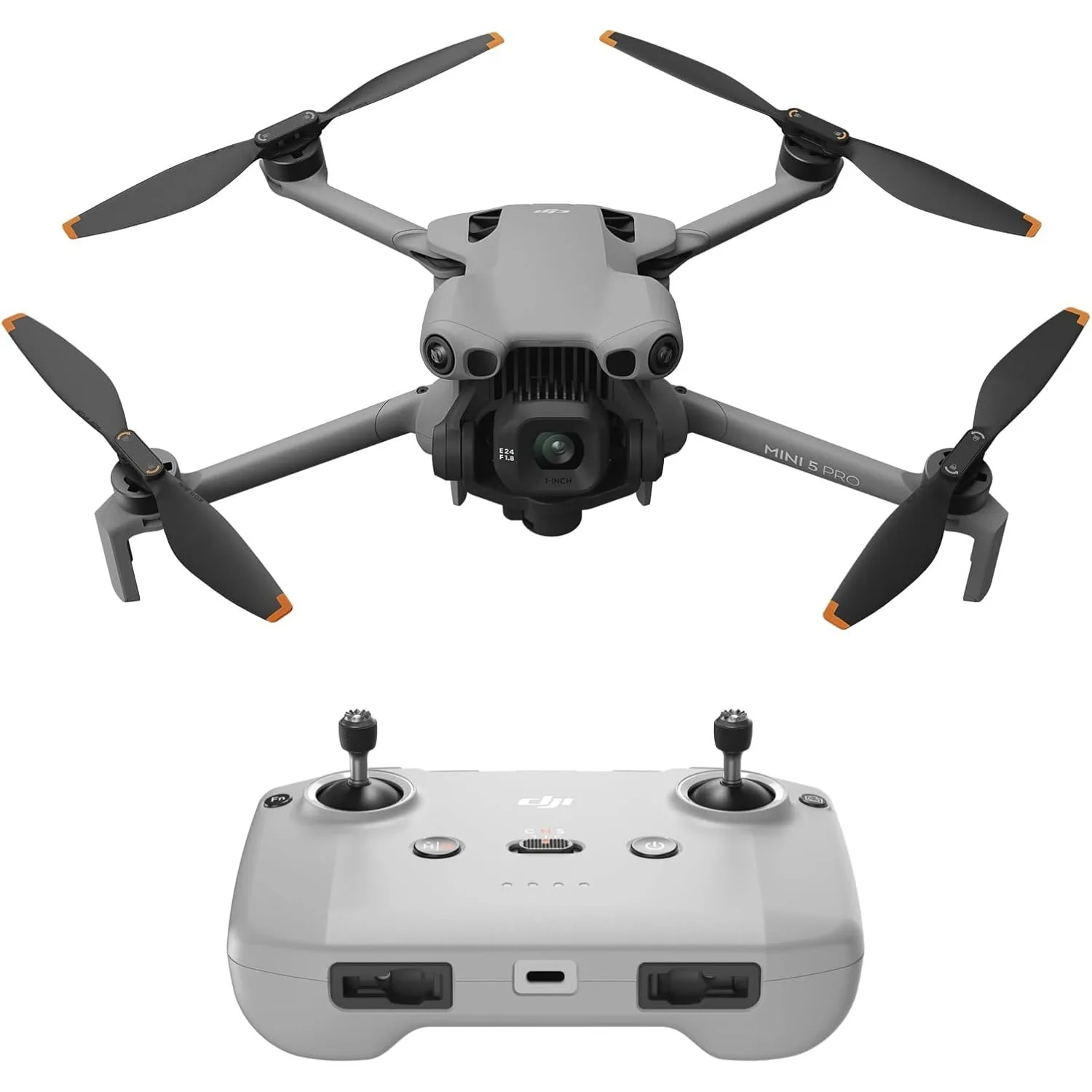 DJI Mini 5 Pro Camera Drone, 1-Inch CMOS Sensor, Intelligent Omnidirectional Obstacle Sensing, Lightweight Under 249g