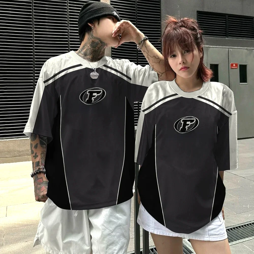 2024 Mode Herren T-Shirt Streifen 3D-gedruckte Herrenbekleidung Paar Street Top Casual Extra Large