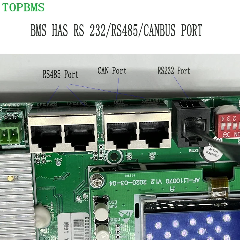 Imagem -04 - Bms 12s 36v 16s 48v Li-ion Bms 10s 13s 100a 150a Rs485 Canbus Inversor Deye Crescimento Sph Goodwe Pylon Luxpower Topbms-lifepo4