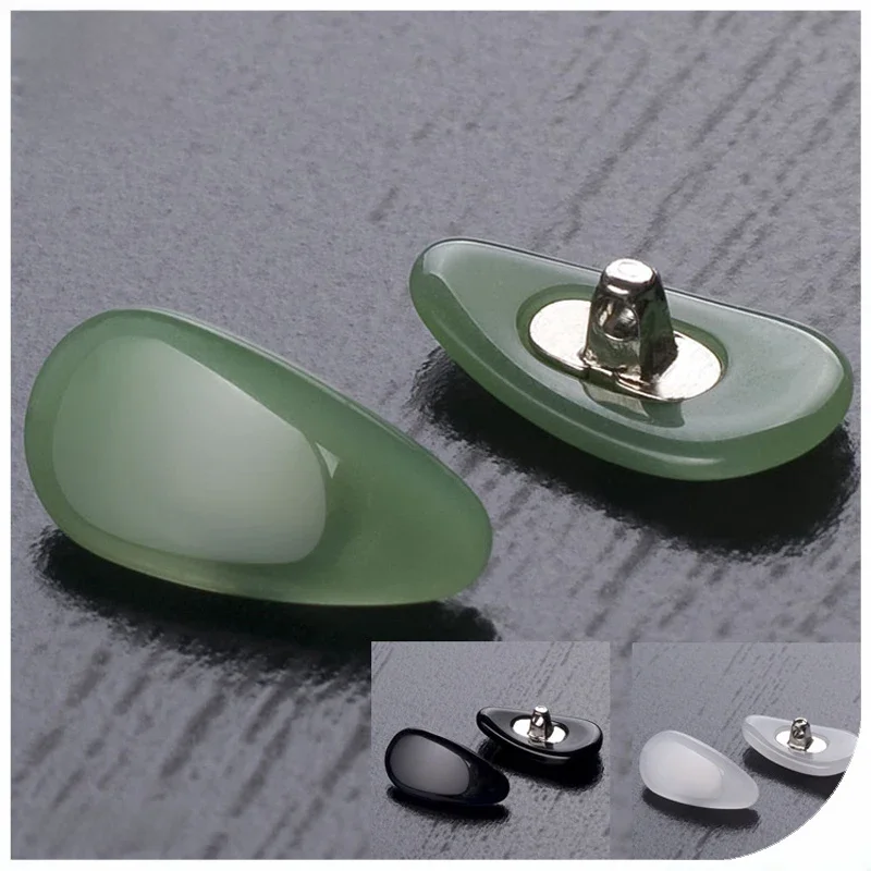 Lymouko Imitacja Jadeitu Zacisk Śrubowy Noski Jadeitowa Porcelana Bazoo Trzyma Okulary Masaż Opieka Zdrowotna Antypoślizgowa Noski — zdjęcie 2
