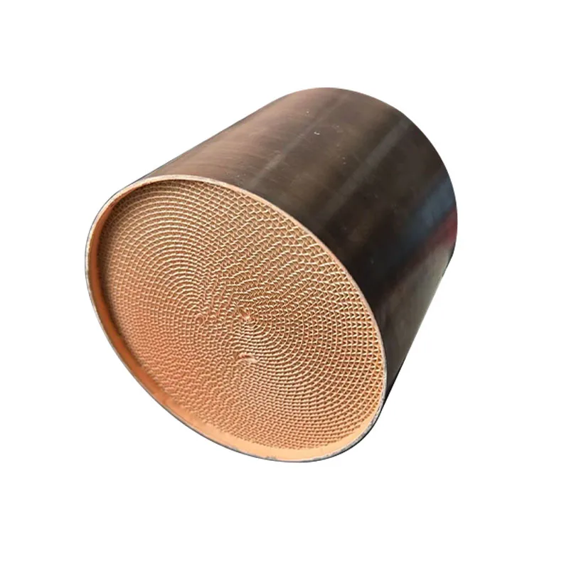 98x100mm High Performance Metal Catalytic Converter 200cpsifor Sports Cars Racing Exhaust System Metallic Honeycomb