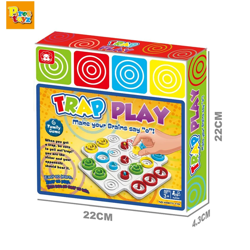 Jeu de Piège Montessori pour Enfant de 3 ans et Plus, Jouet de Société Interactif pour la Famille, ixÉducative, Cadeau de Noël pour Garçon