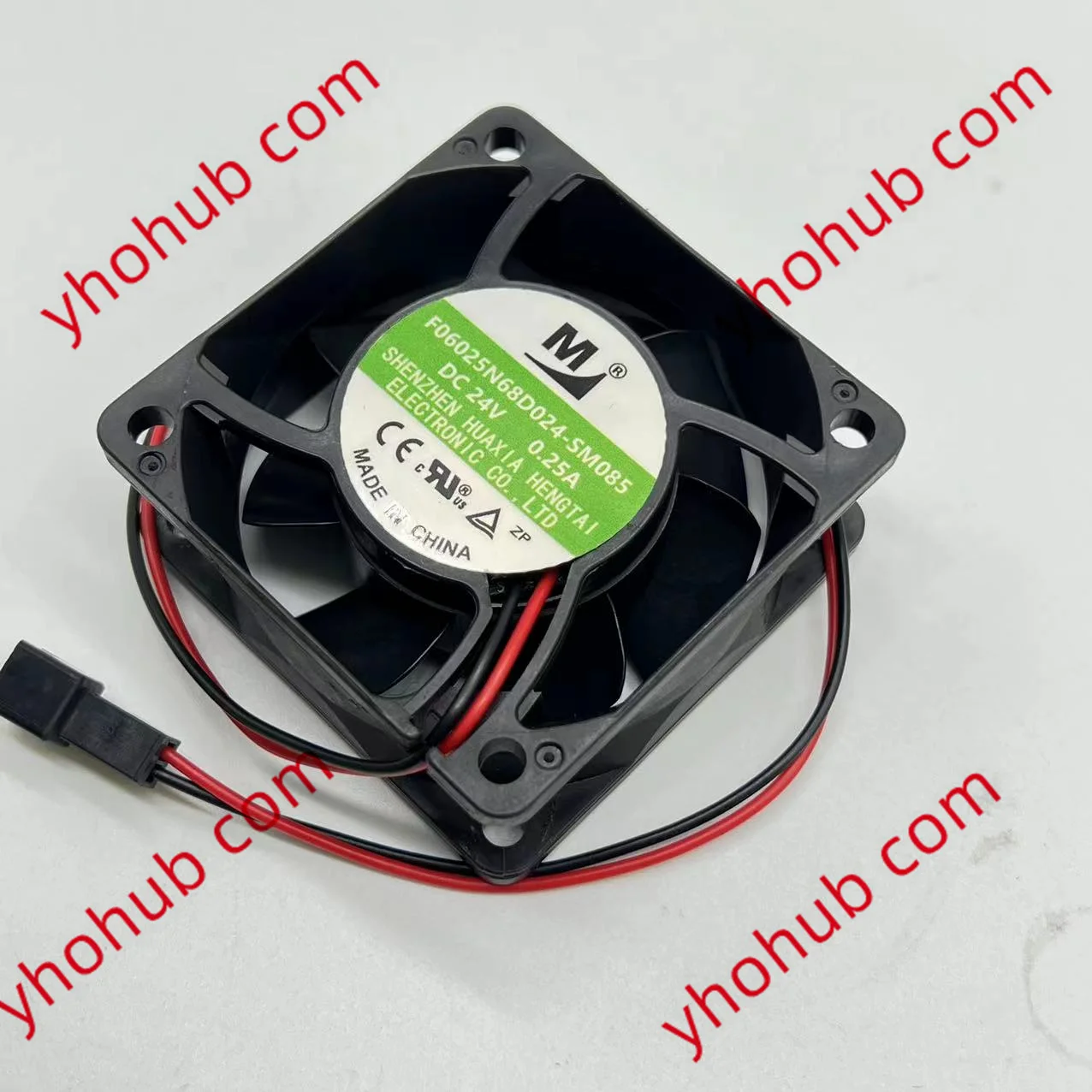 

M / Huaxia F06025N68D024-SM085 Server Cooling Fan DC 24V 0.25A 60x60x25mm 2-Wire