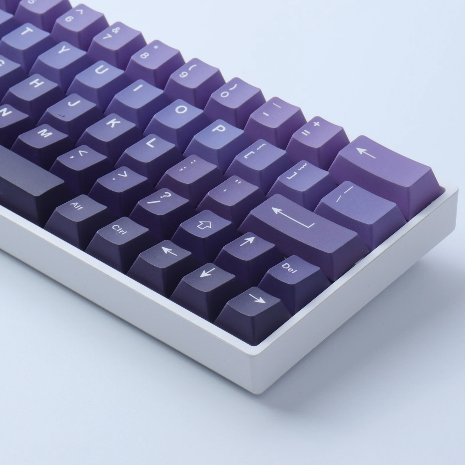 Imagem -03 - Gmk-keycap de Gradiente Azul Roxo Keycaps Pbt Perfil Cereja Dye-sub Personalizado para Interruptores mx Teclado Mecânico 126 Teclas