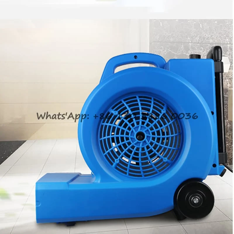 Imagem -03 - Industrial 850w Forte Vento Velocidade Secador de Assoalho Ventilador Ventilador Elétrico Móvel Roda Tapete Ventilador ar para o Hotel Alta Qualidade