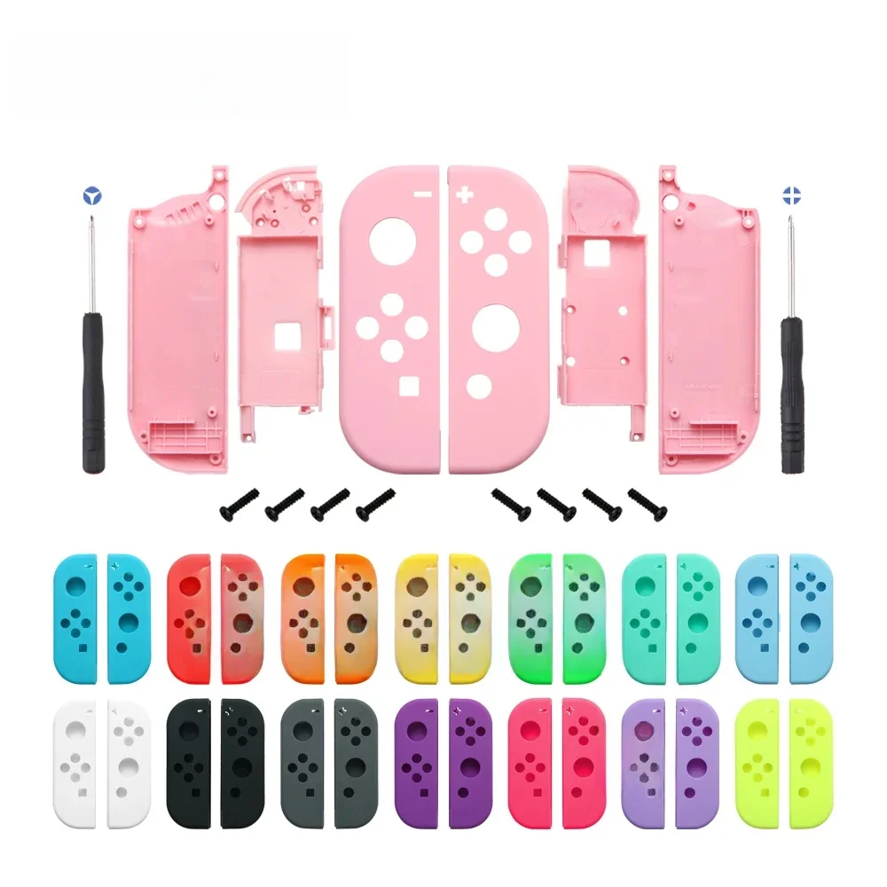 Boîtier de remplacement pour contrôleur L R gauche droite, coque pour Nintendo Switch OLED Joy-Con Joycon NS, outil ouvert pour tournevis